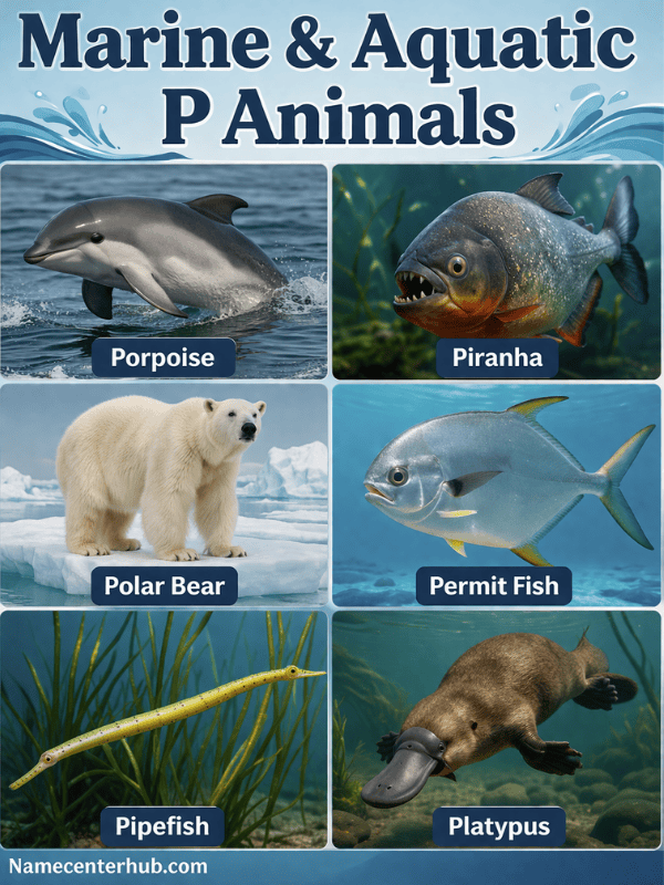 Animals That Start With P