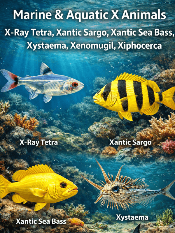 Animals starting with X