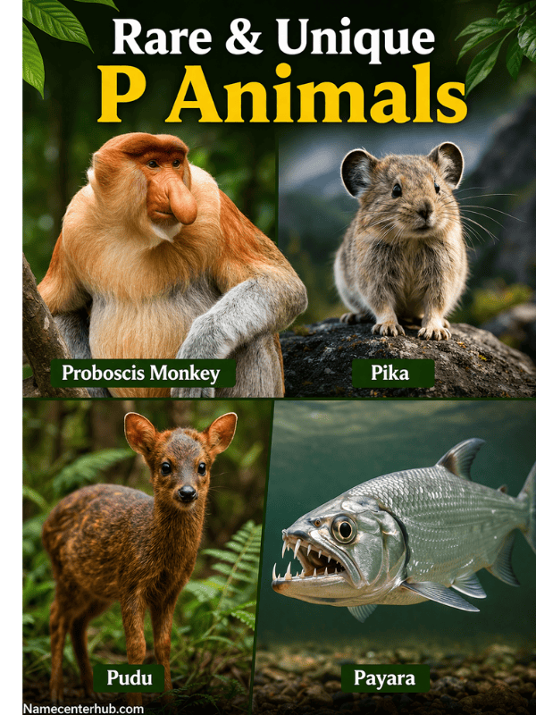 Animals That Start With P