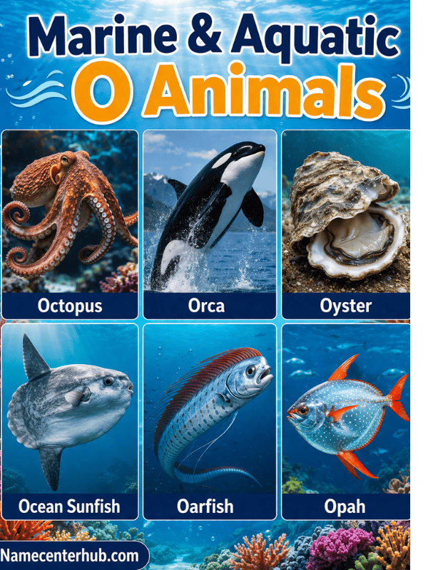 Animals That Start With O