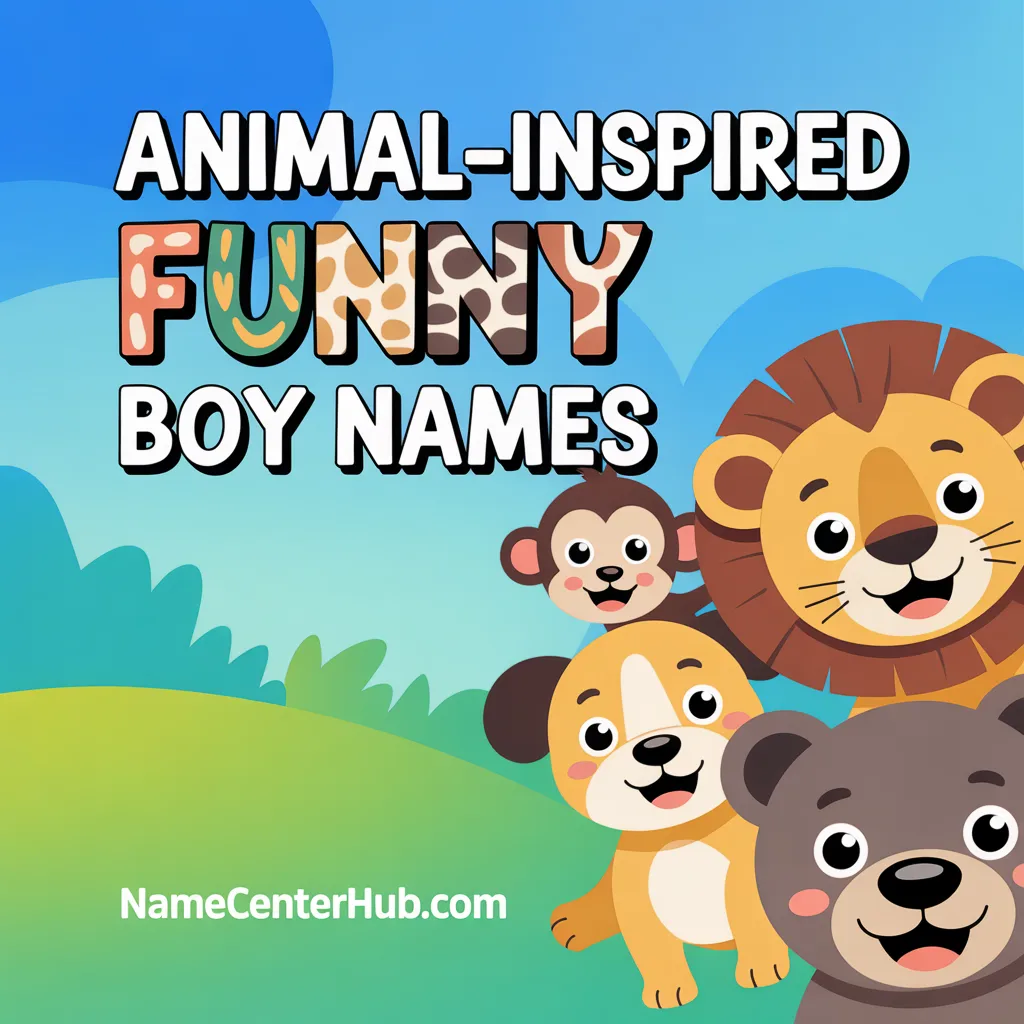 Animal-Inspired Funny Boy Names