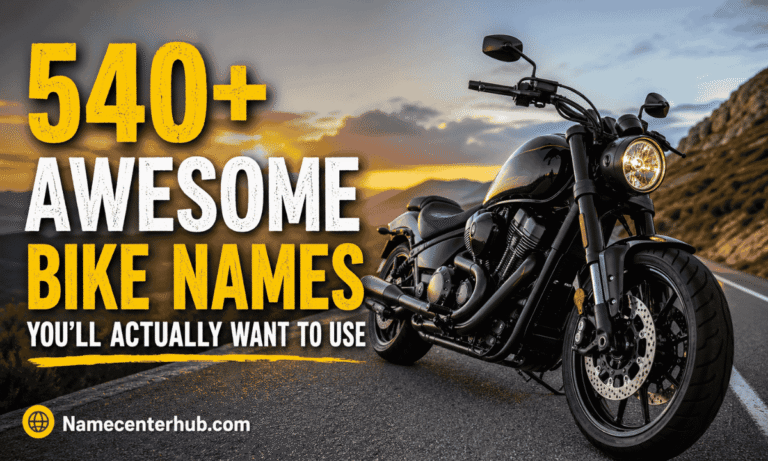 Awesome Bike Names