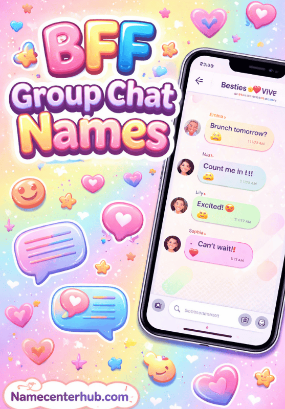 BFF Group Chat Names