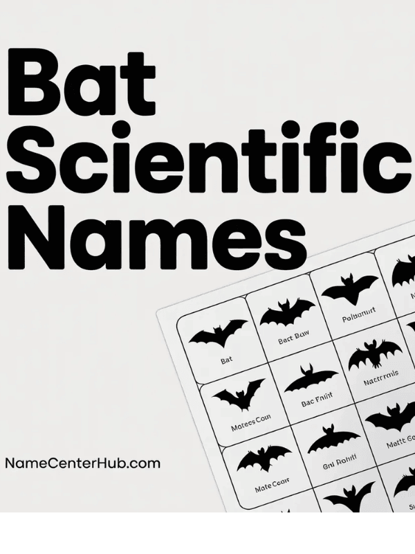 Bat Scientific Names
