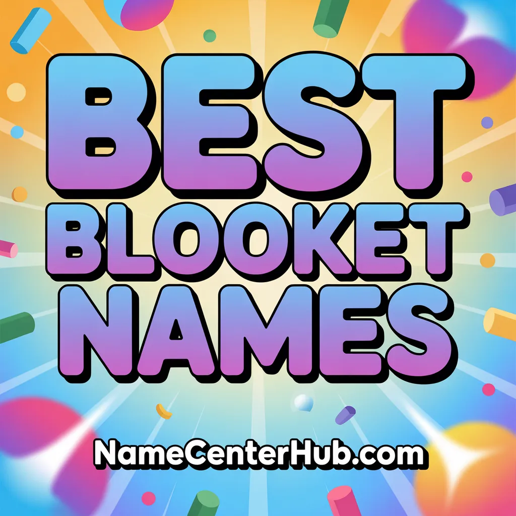 Best Blooket Names