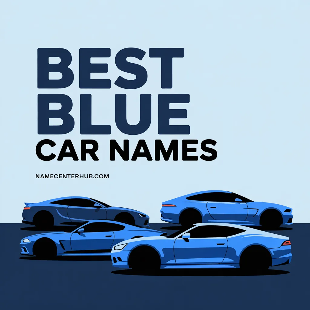 Best Blue Car Names