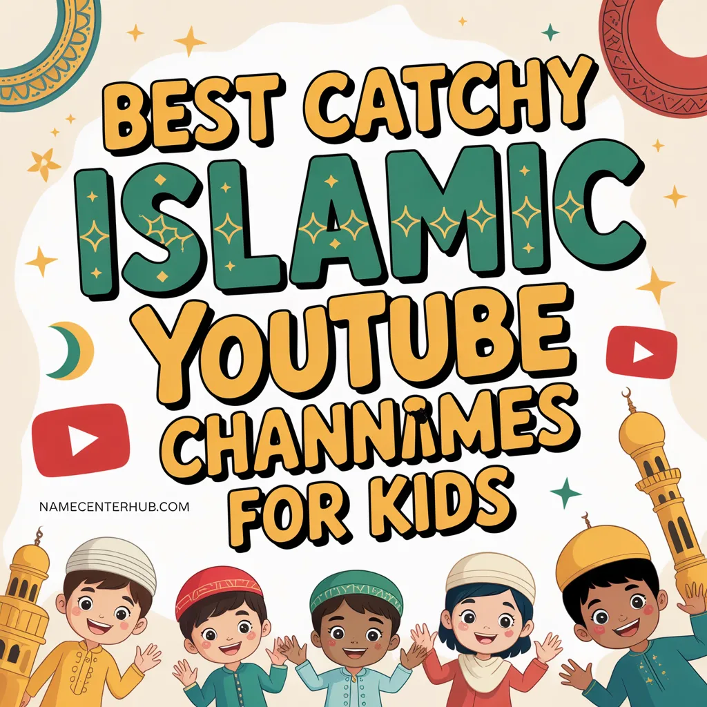 Best Catchy Islamic YouTube Channel Names For Kids