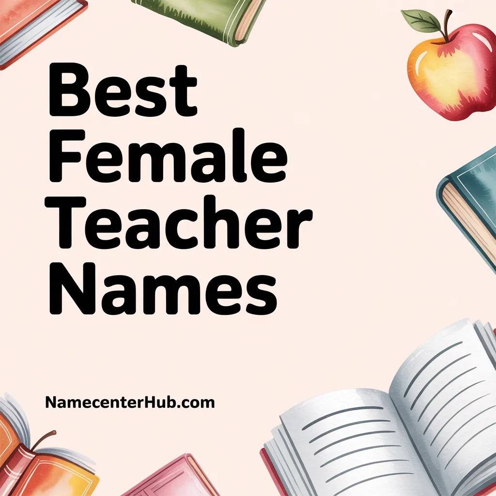 Best Female Teacher Names