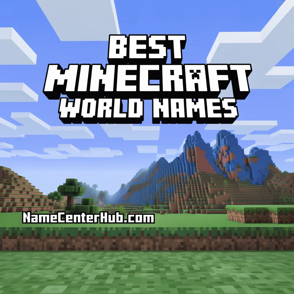 Best Minecraft World Names