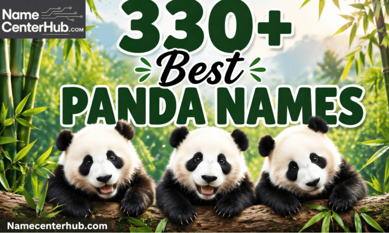 Best Panda Names