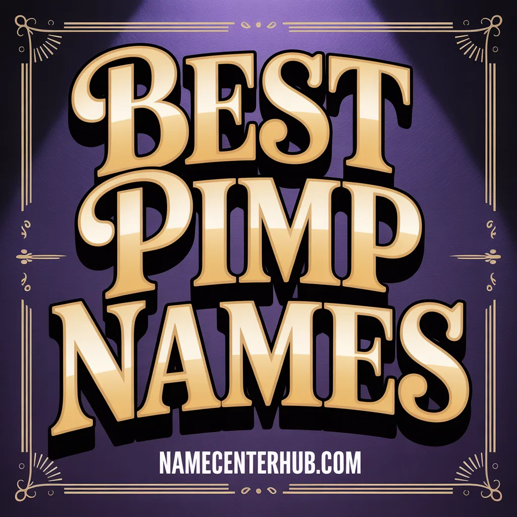 Best Pimp Names