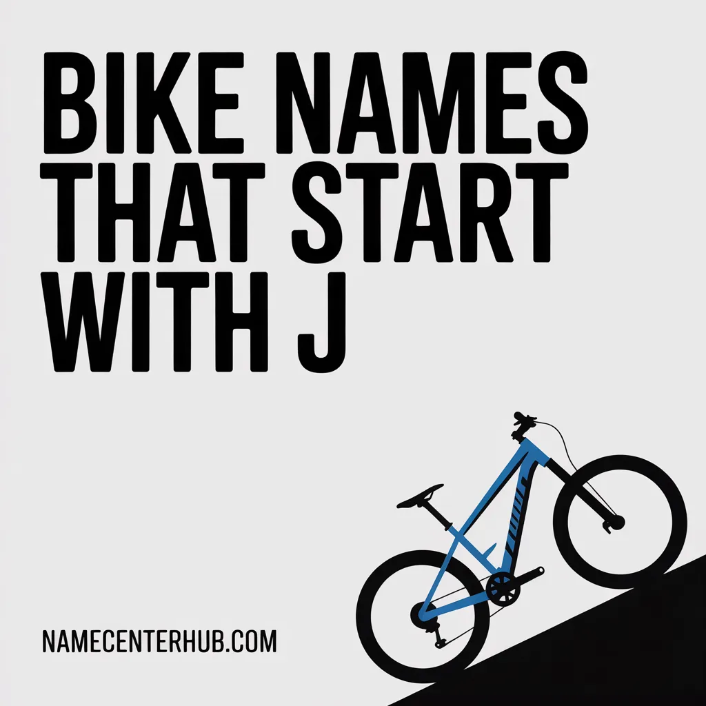 Bike Names That Start With J