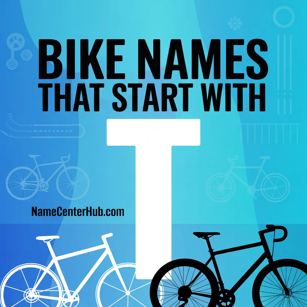 Bike Names That Start With T