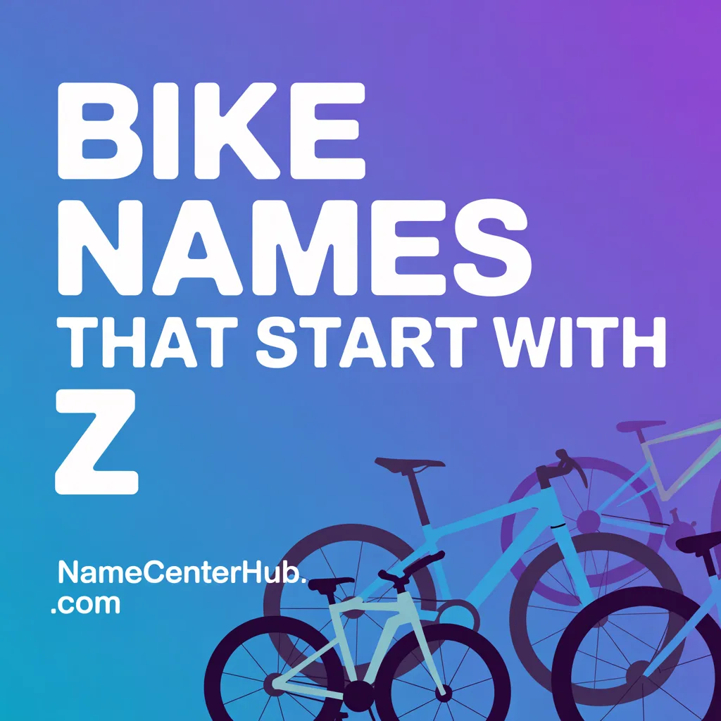 Bike Names That Start With Z