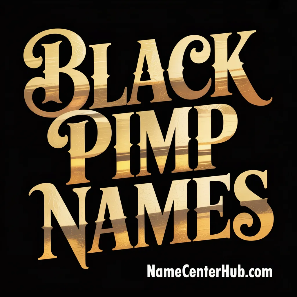 Black Pimp Names