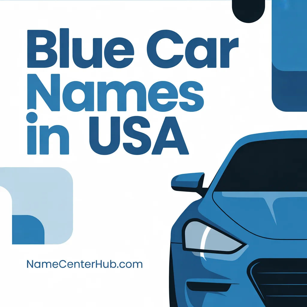 Blue Car Names in USA
