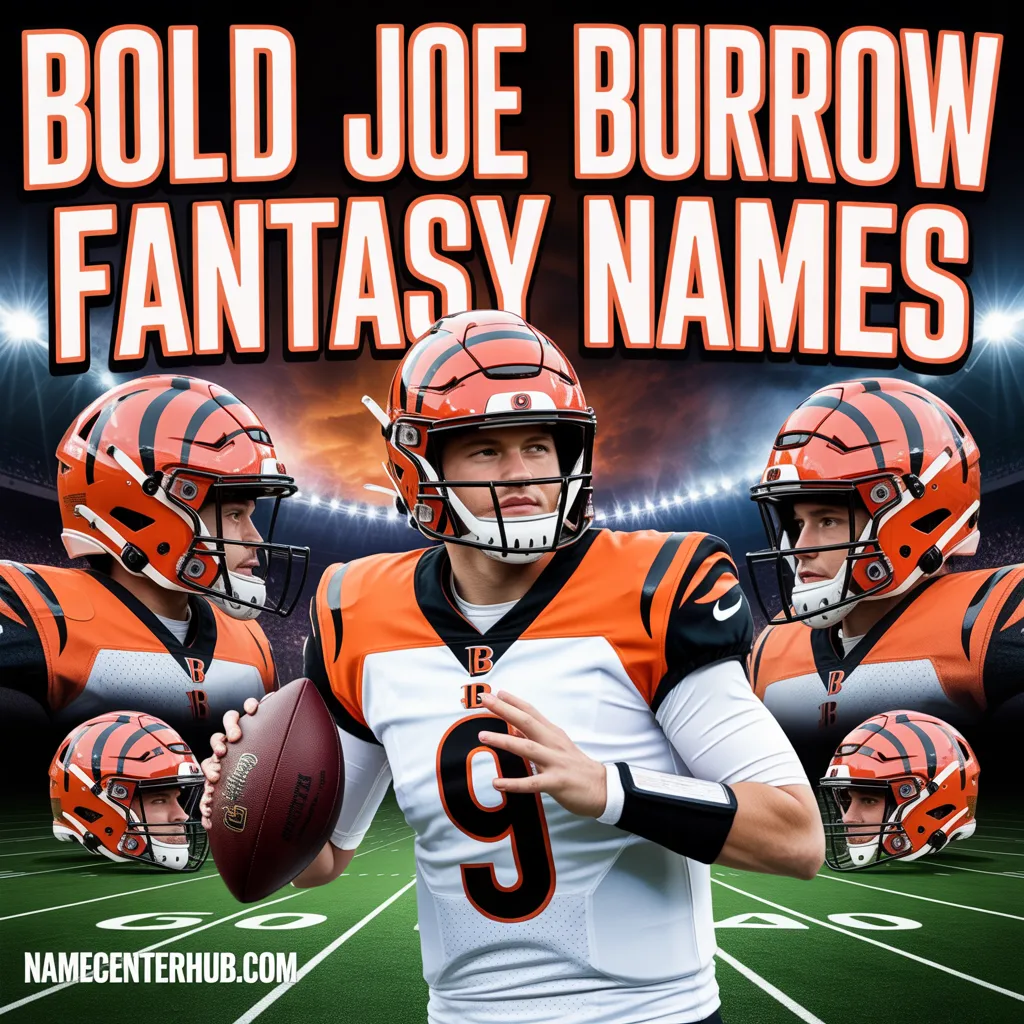 Bold Joe Burrow Fantasy Names