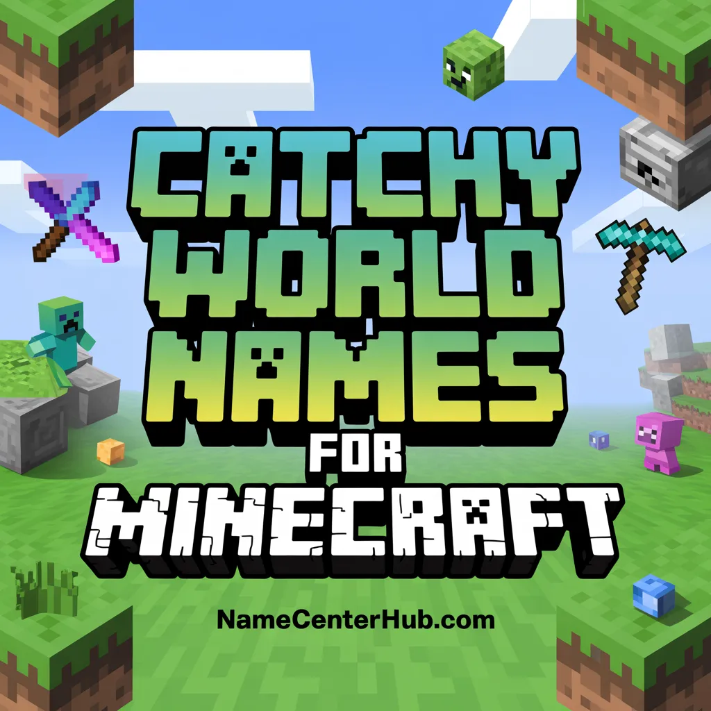 Catchy World Names for Minecraft