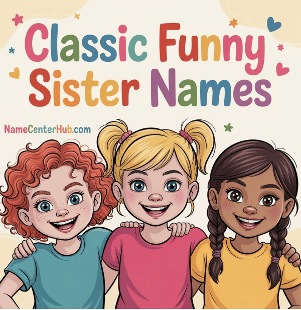 Classic Funny Sister Names