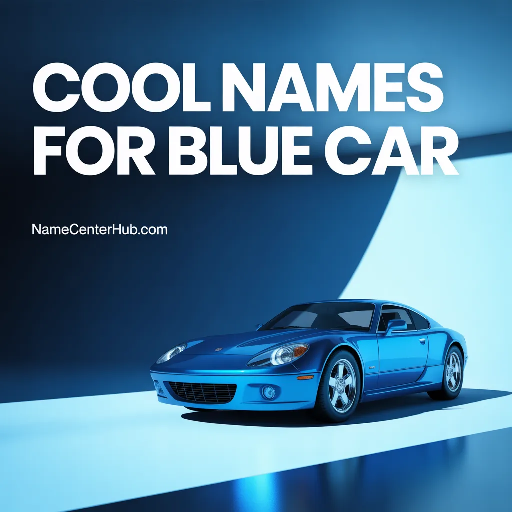 Cool Names for Blue Car