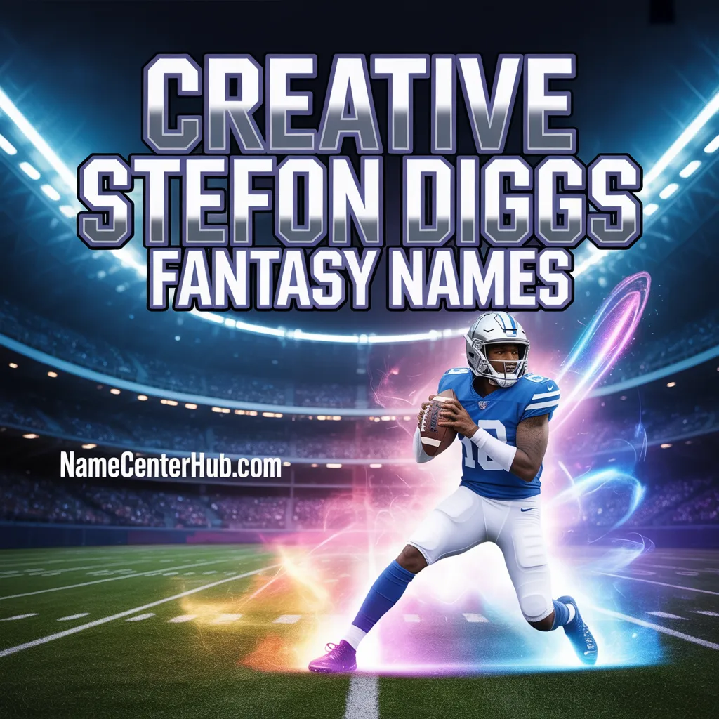Creative Stefon Diggs Fantasy Names