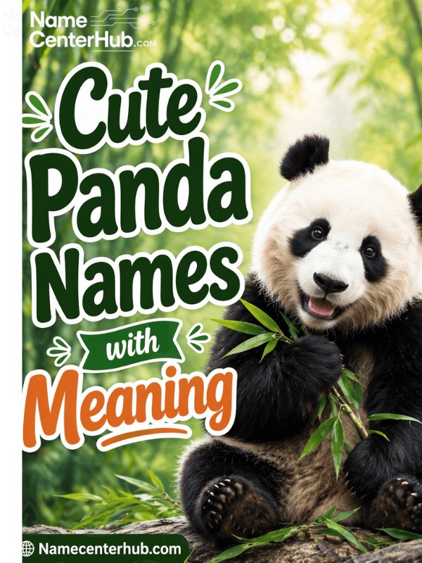 Cute Panda Names