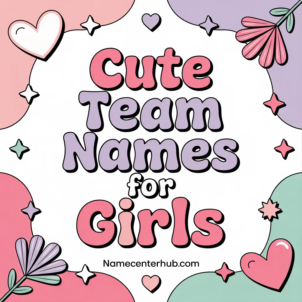 Cute Team Names For Girls