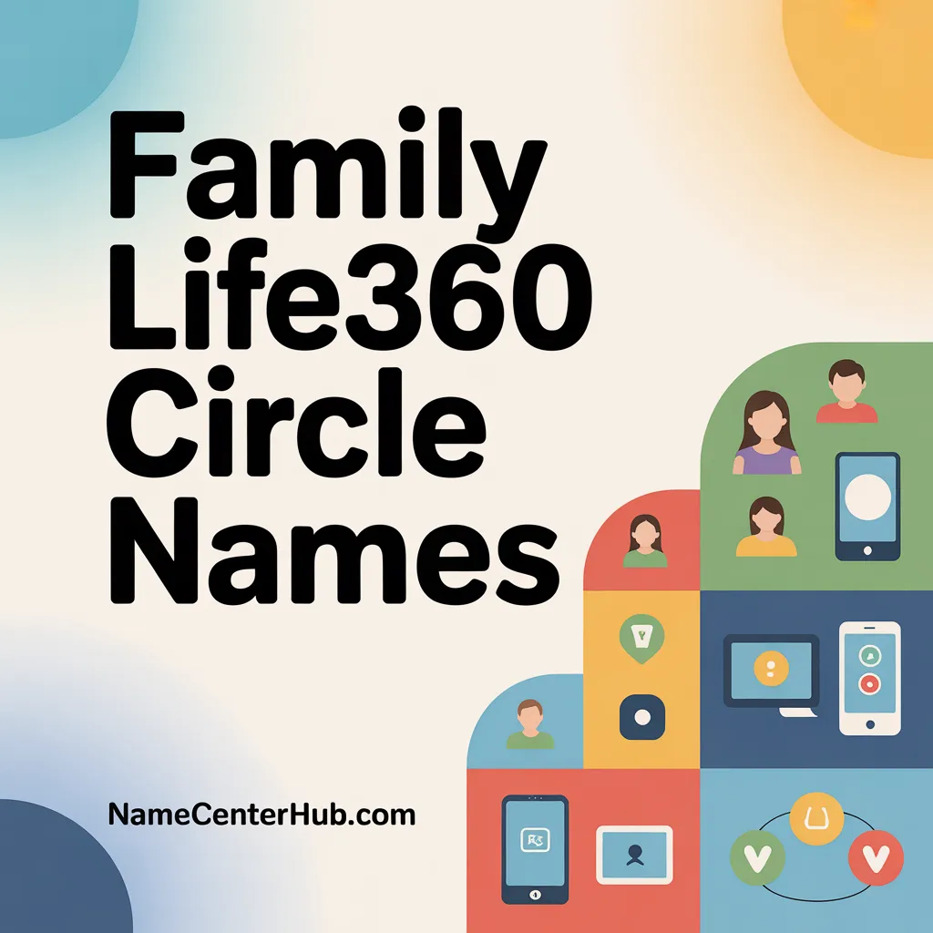 Family Life360 Circle Names