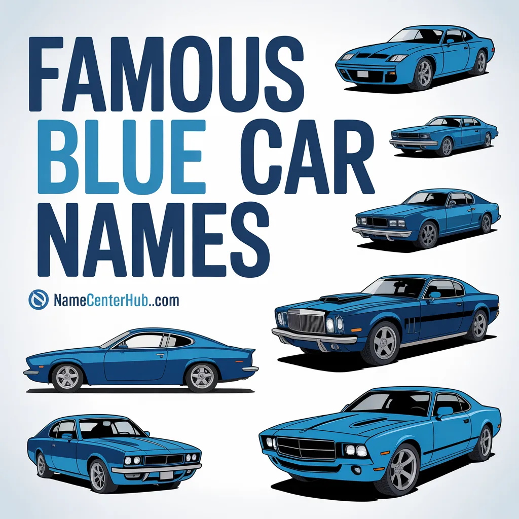 Famous Blue Car Names