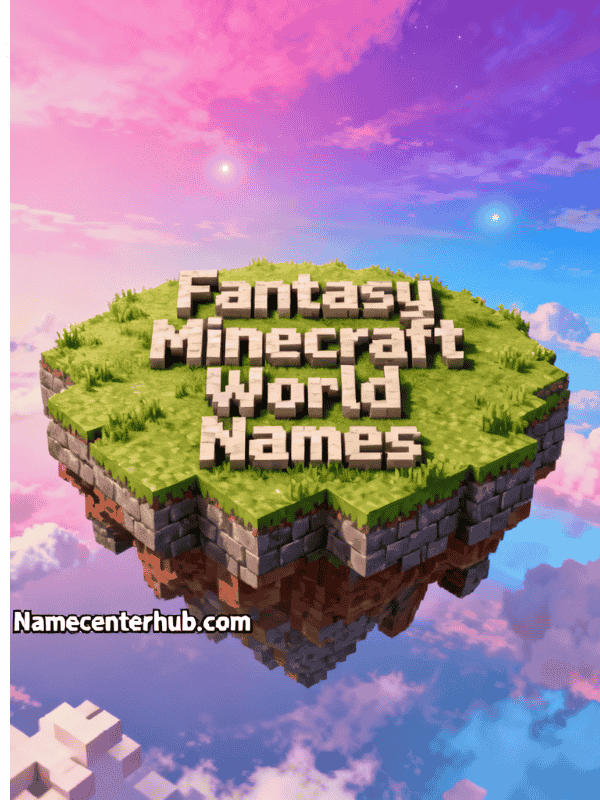Fantasy Minecraft World Names