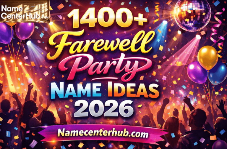 Farewell Party Name Ideas