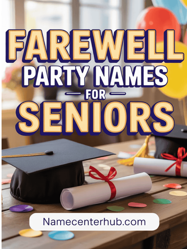 Farewell Party Names for Seniors