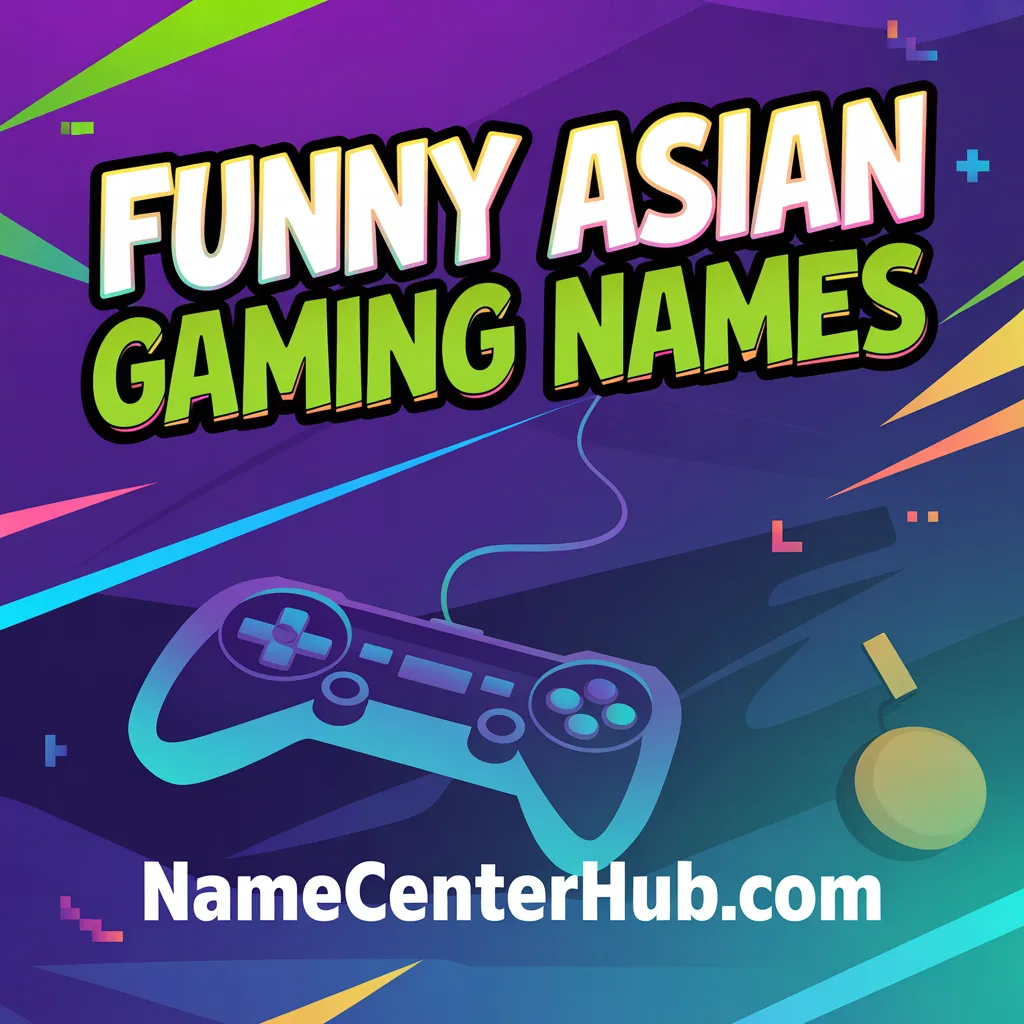 Funny Asian Gaming Names