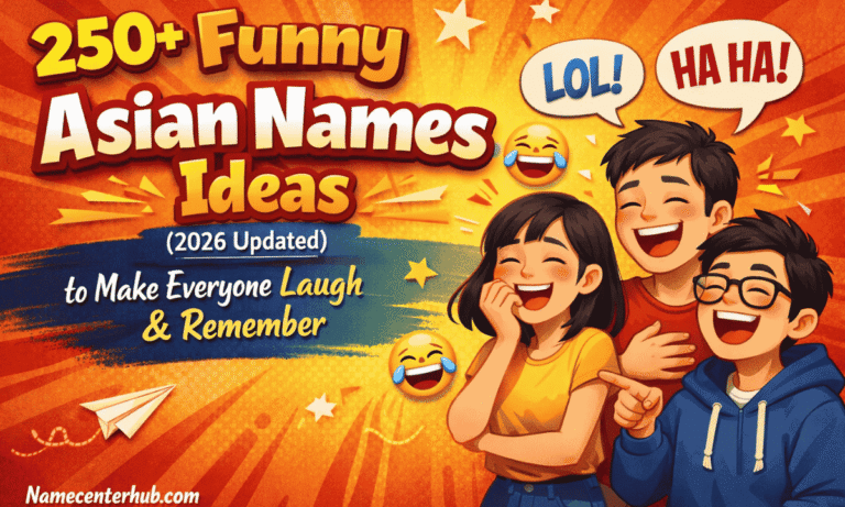 Funny Asian Names Ideas