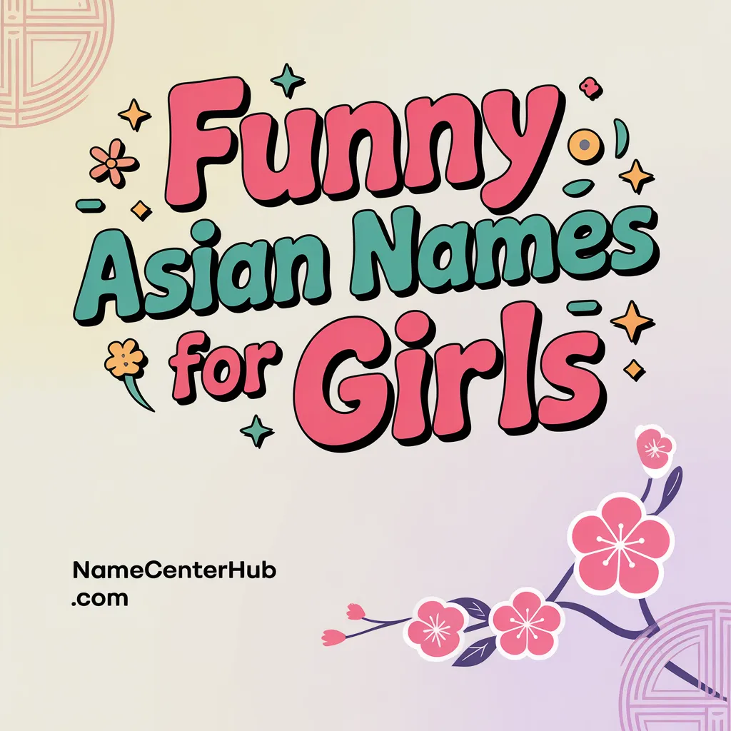 Funny Asian Names for Girls