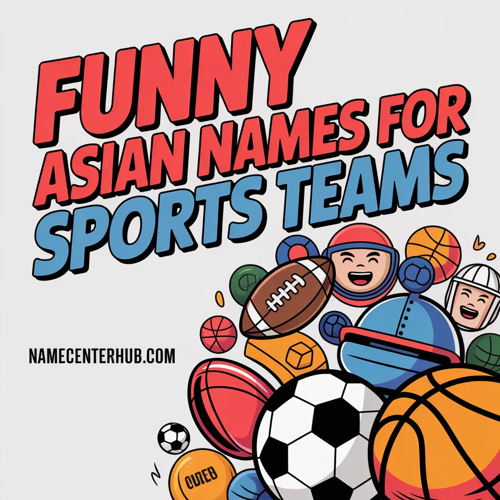 Funny Asian Names for Sports Teams