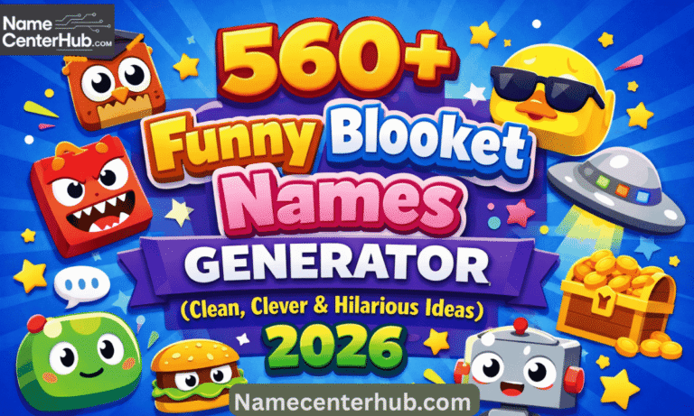Funny Blooket Names Generator