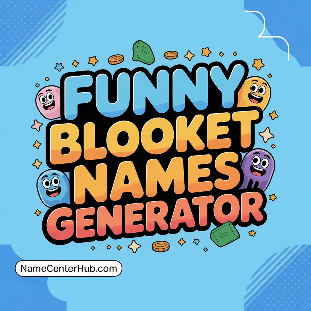 Funny Blooket Names Generator