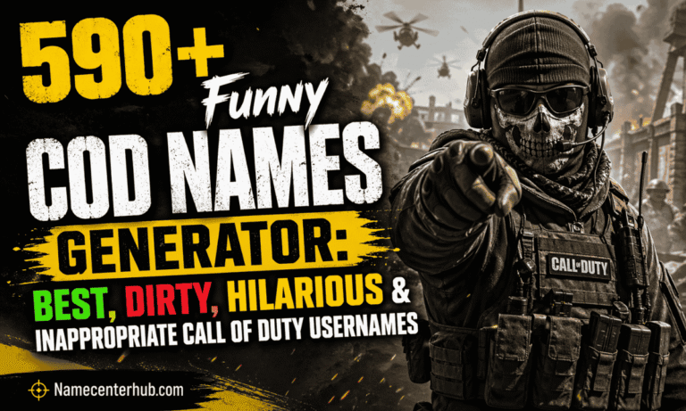 Funny COD Names