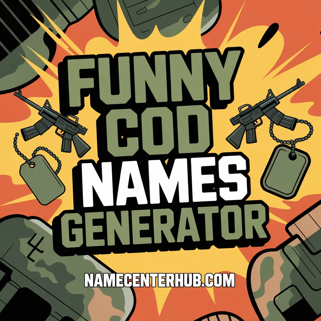 Funny COD Names Generator