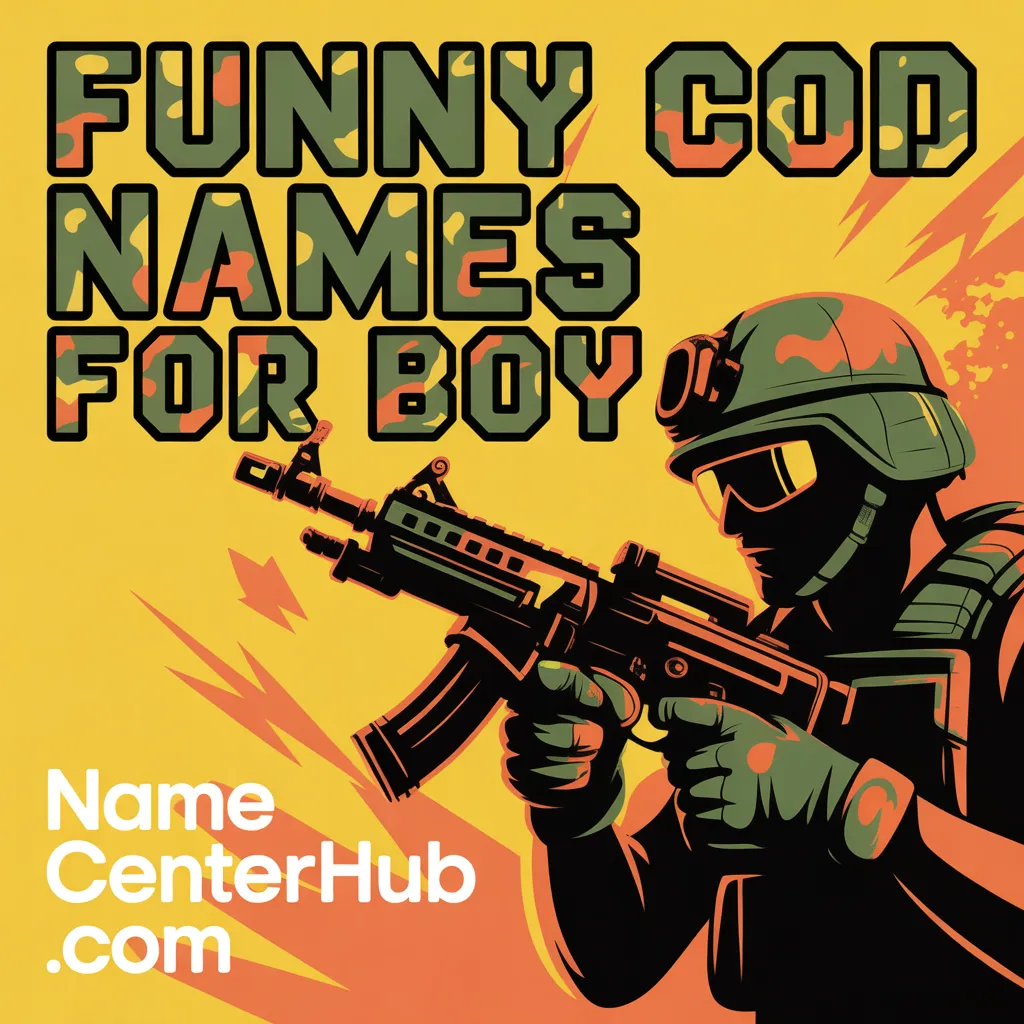 Funny COD Names for Boy