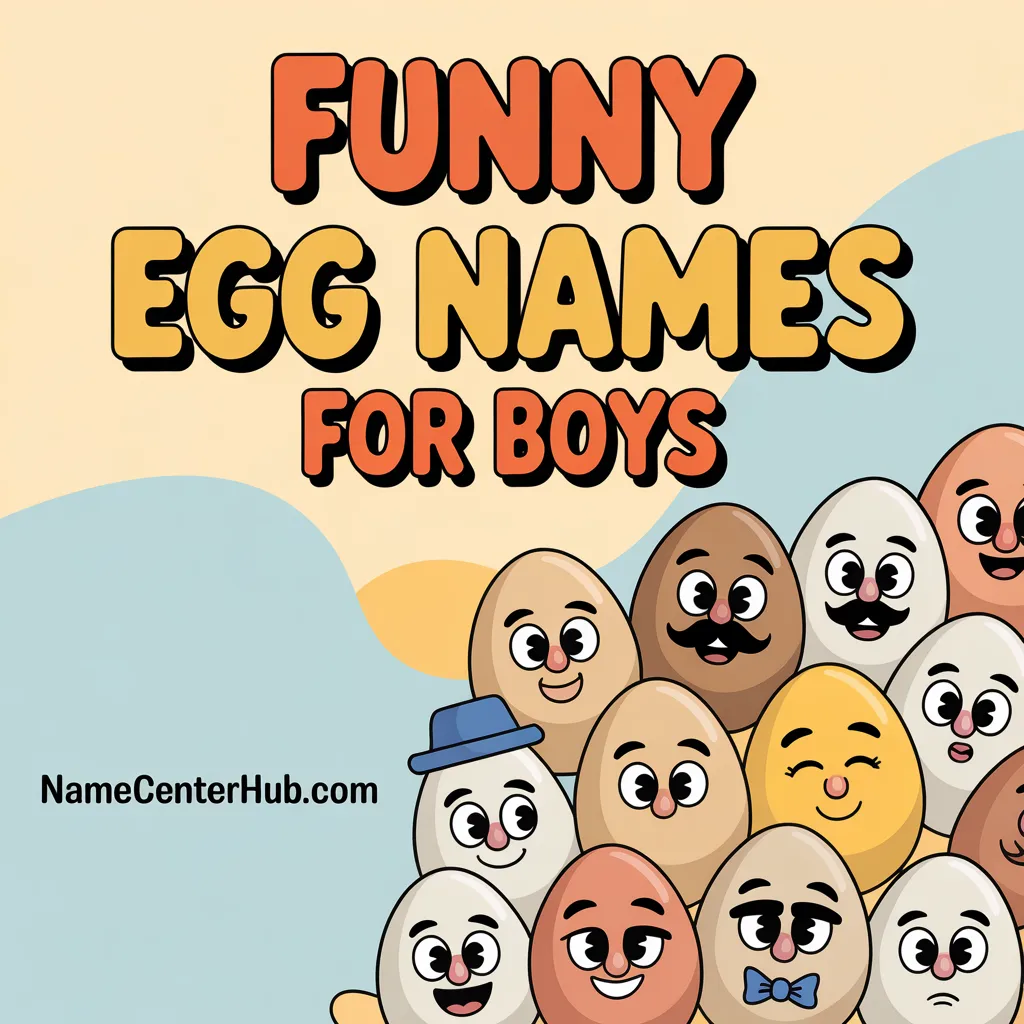 Funny Egg Names for Boys