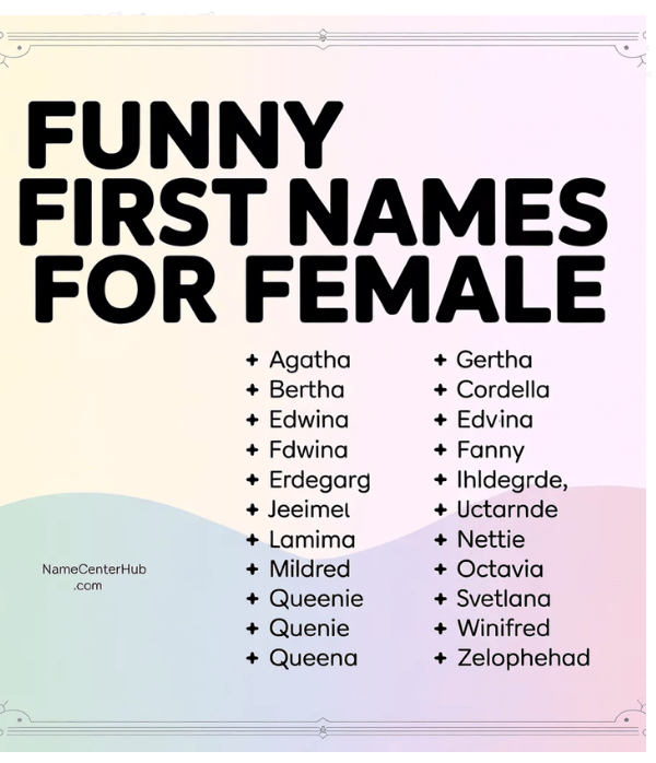 Funny First Names for Female