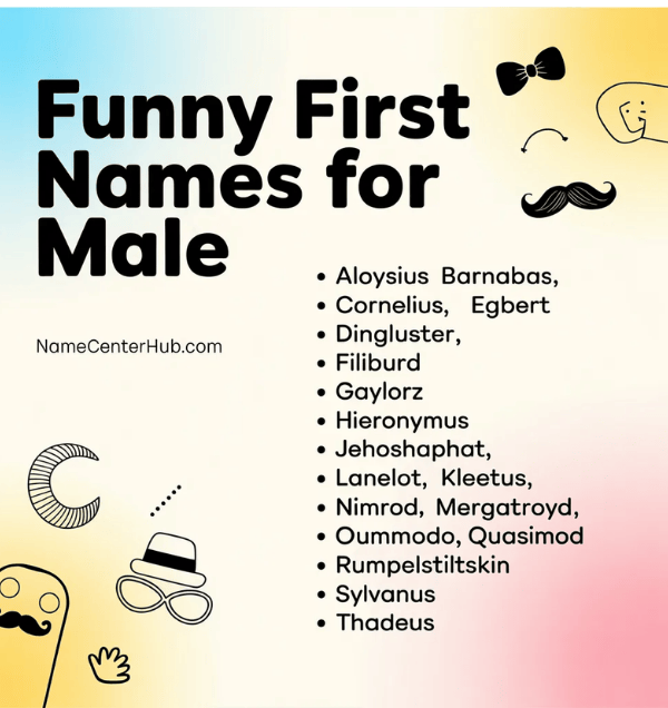 Funny First Names for Male