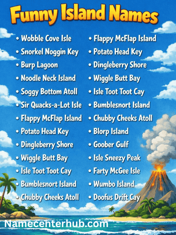 Funny Island Names.