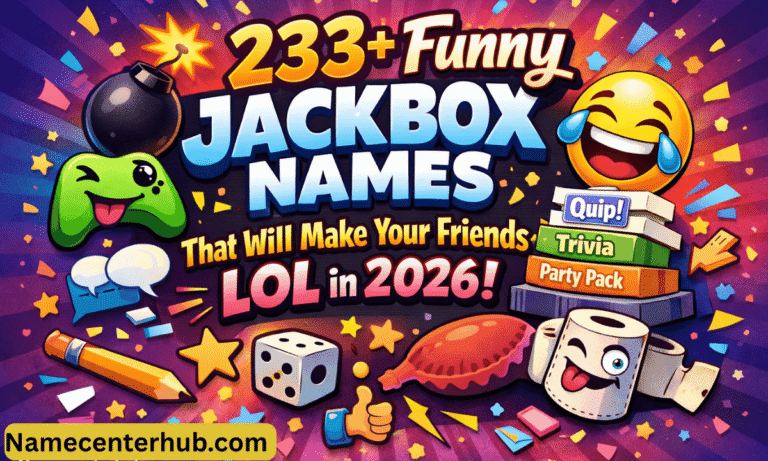 Funny Jackbox Names