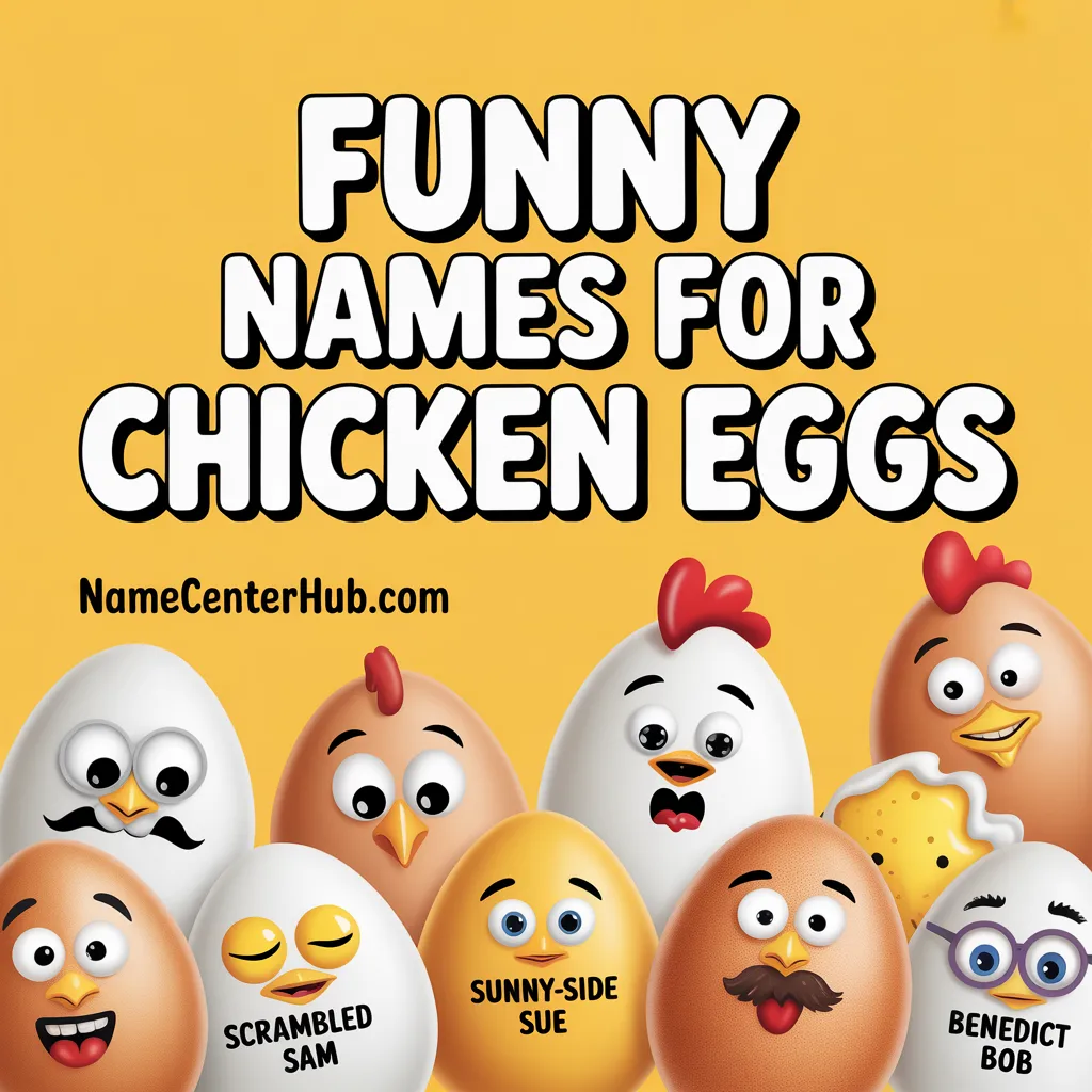 Funny Names for Chicken Eggs