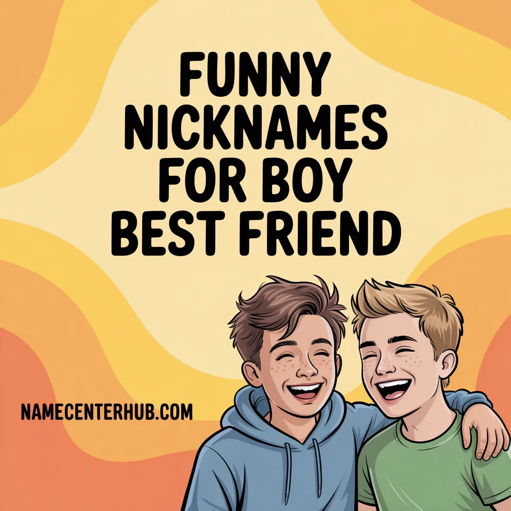 Funny Nicknames for Boy Best Friend