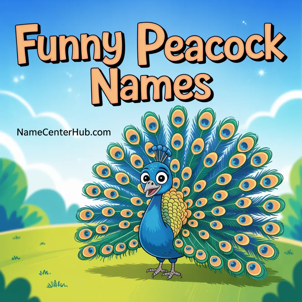 Funny Peacock Names