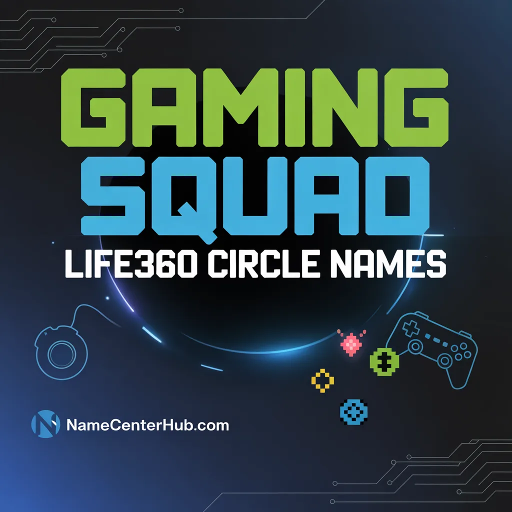 Gaming Squad Life360 Circle Names